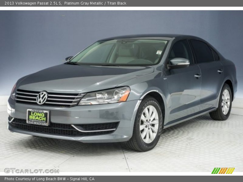 Platinum Gray Metallic / Titan Black 2013 Volkswagen Passat 2.5L S