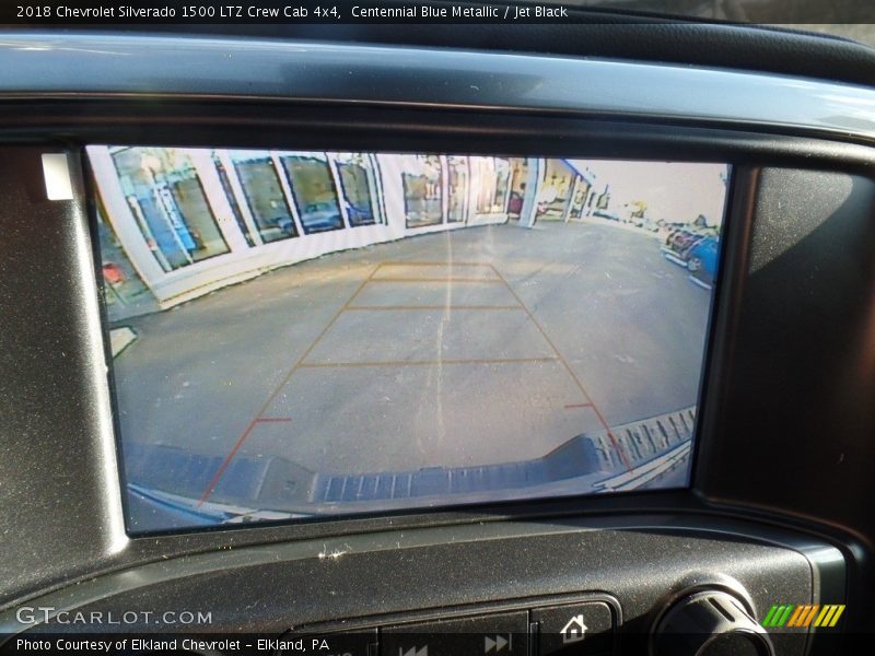 Centennial Blue Metallic / Jet Black 2018 Chevrolet Silverado 1500 LTZ Crew Cab 4x4