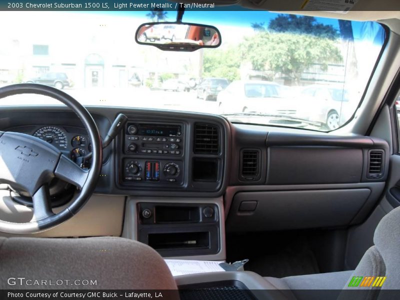 Light Pewter Metallic / Tan/Neutral 2003 Chevrolet Suburban 1500 LS