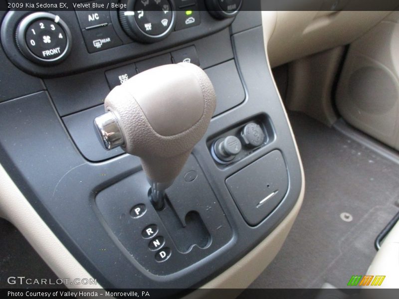 Velvet Blue / Beige 2009 Kia Sedona EX