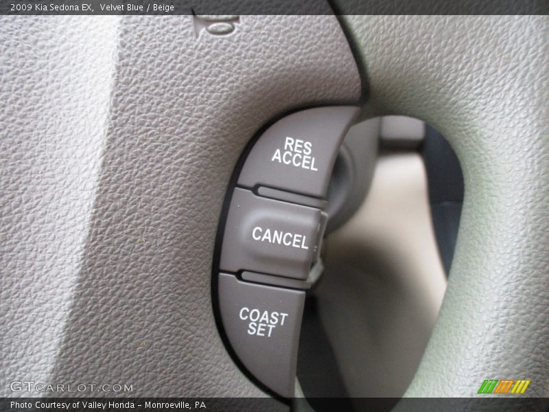 Velvet Blue / Beige 2009 Kia Sedona EX