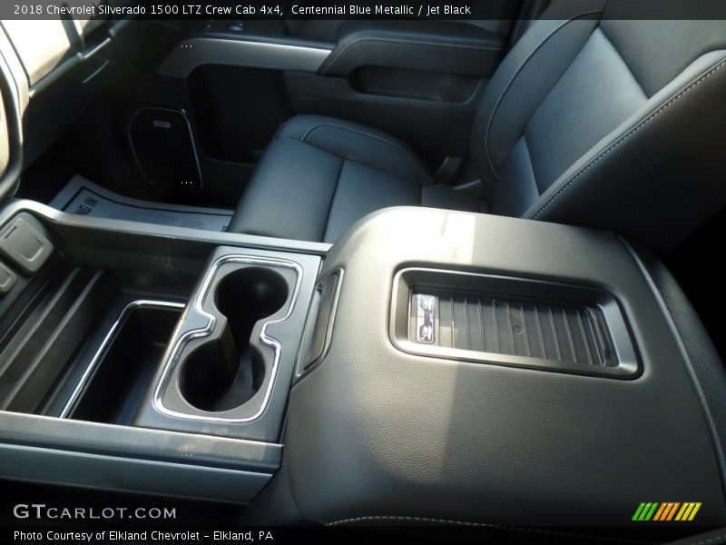 Centennial Blue Metallic / Jet Black 2018 Chevrolet Silverado 1500 LTZ Crew Cab 4x4