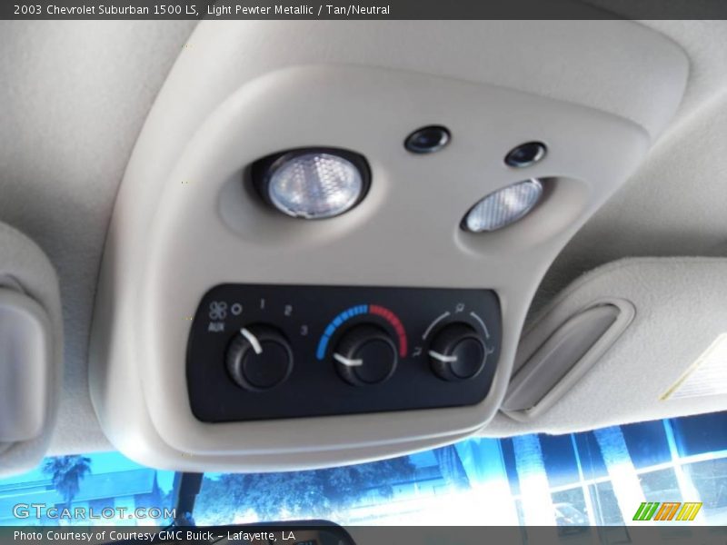 Light Pewter Metallic / Tan/Neutral 2003 Chevrolet Suburban 1500 LS