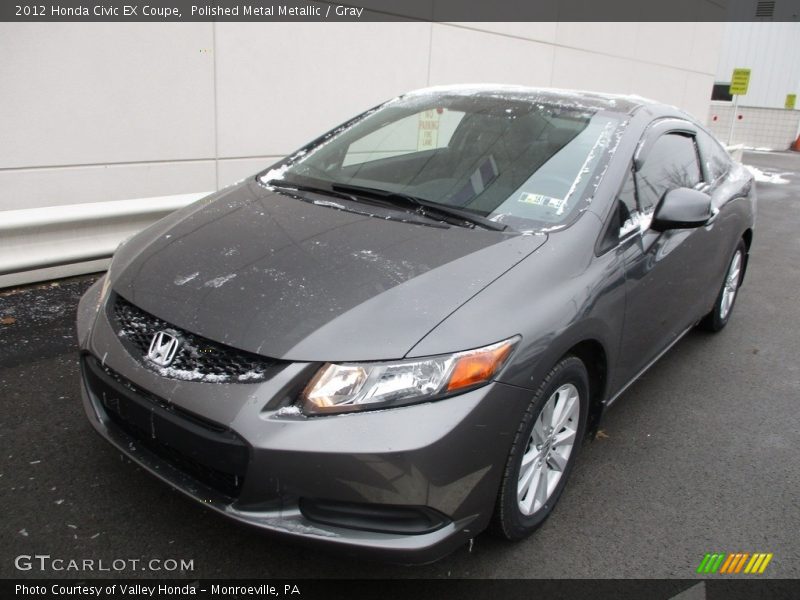 Polished Metal Metallic / Gray 2012 Honda Civic EX Coupe