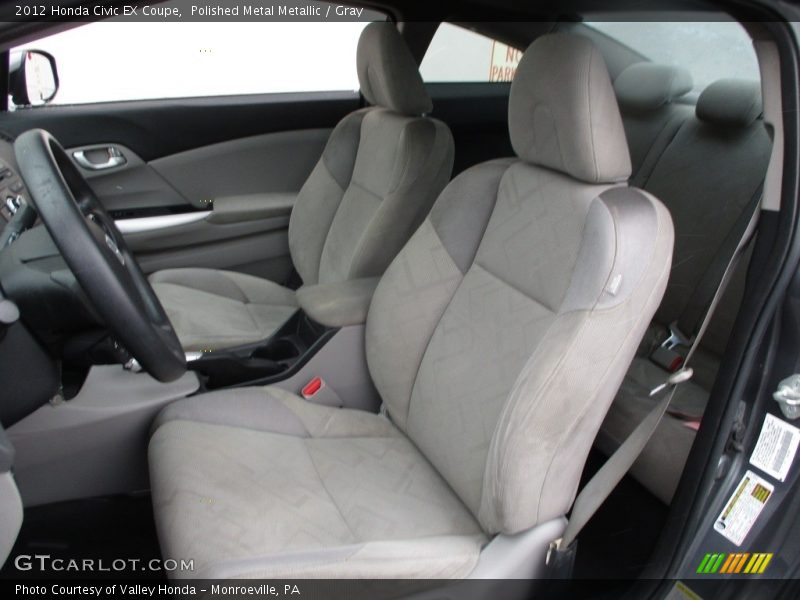 Polished Metal Metallic / Gray 2012 Honda Civic EX Coupe