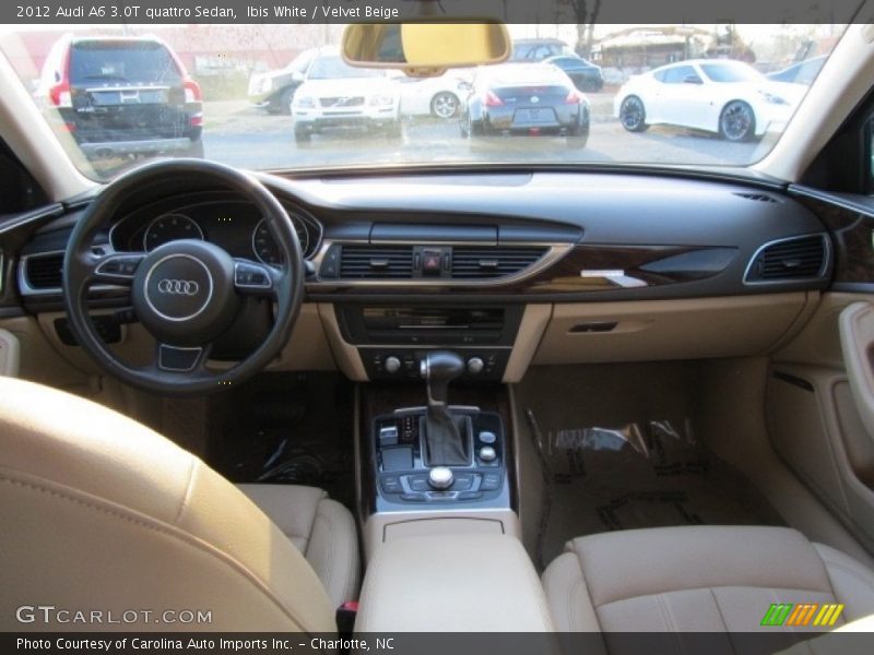 Ibis White / Velvet Beige 2012 Audi A6 3.0T quattro Sedan