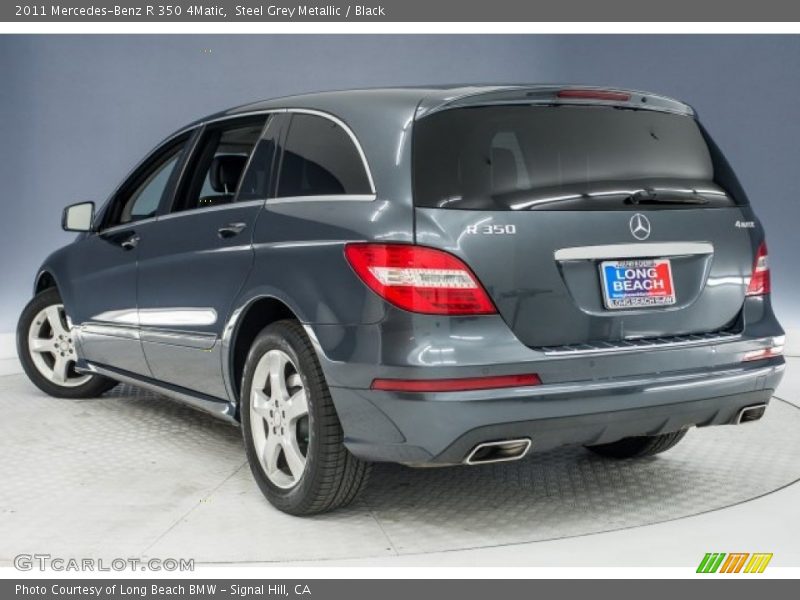 Steel Grey Metallic / Black 2011 Mercedes-Benz R 350 4Matic