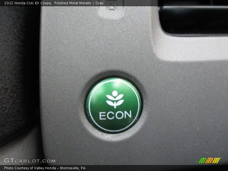 Polished Metal Metallic / Gray 2012 Honda Civic EX Coupe