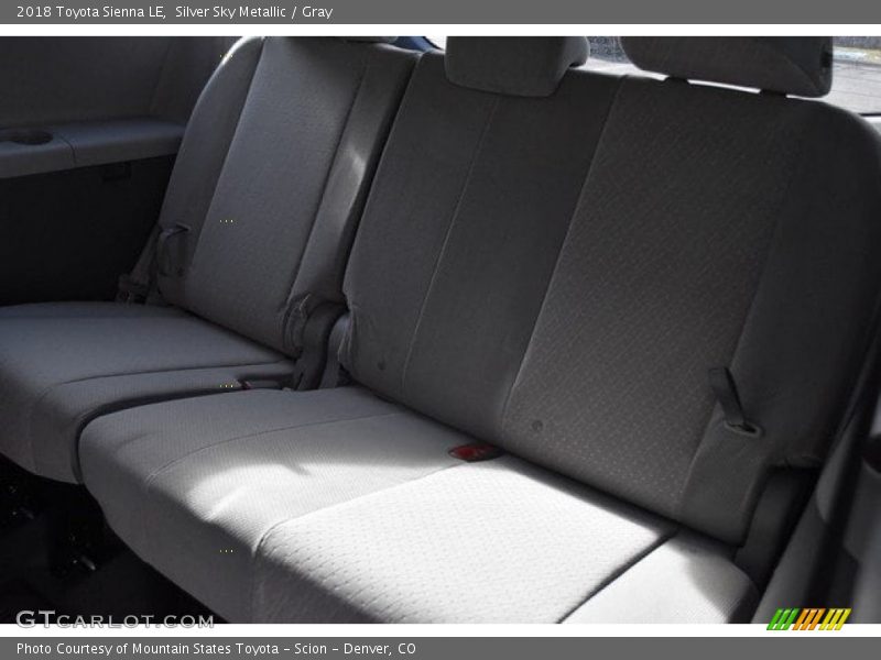 Silver Sky Metallic / Gray 2018 Toyota Sienna LE