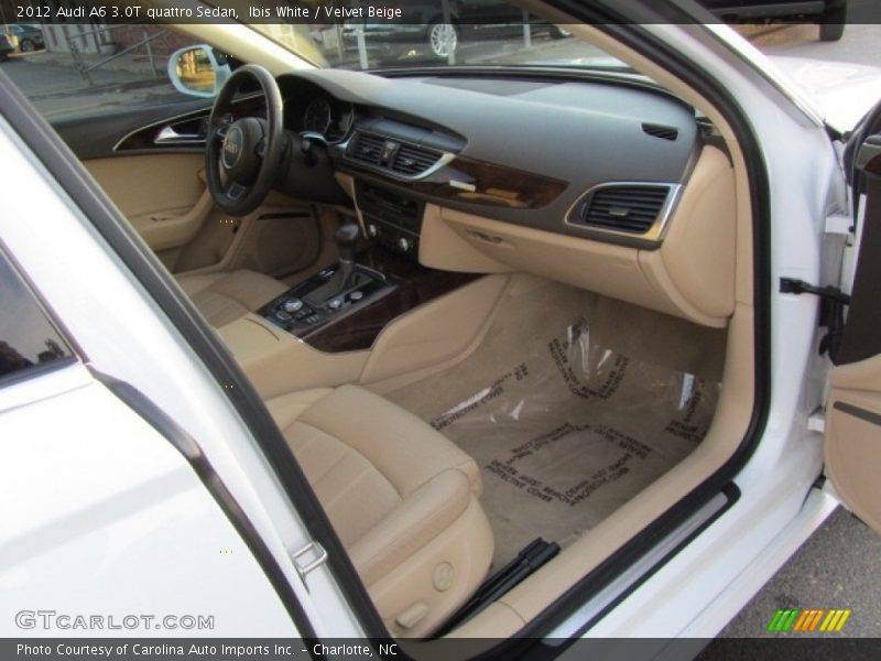 Ibis White / Velvet Beige 2012 Audi A6 3.0T quattro Sedan