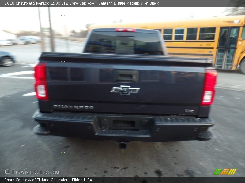 Centennial Blue Metallic / Jet Black 2018 Chevrolet Silverado 1500 LTZ Crew Cab 4x4