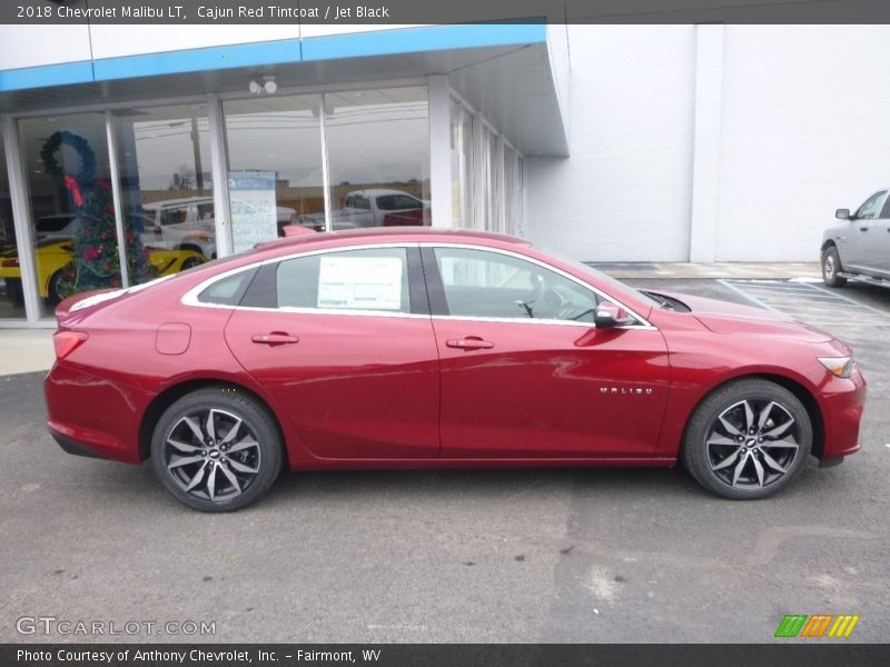Cajun Red Tintcoat / Jet Black 2018 Chevrolet Malibu LT