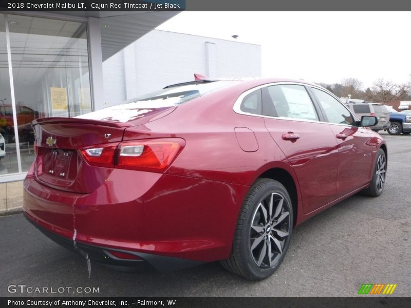 Cajun Red Tintcoat / Jet Black 2018 Chevrolet Malibu LT