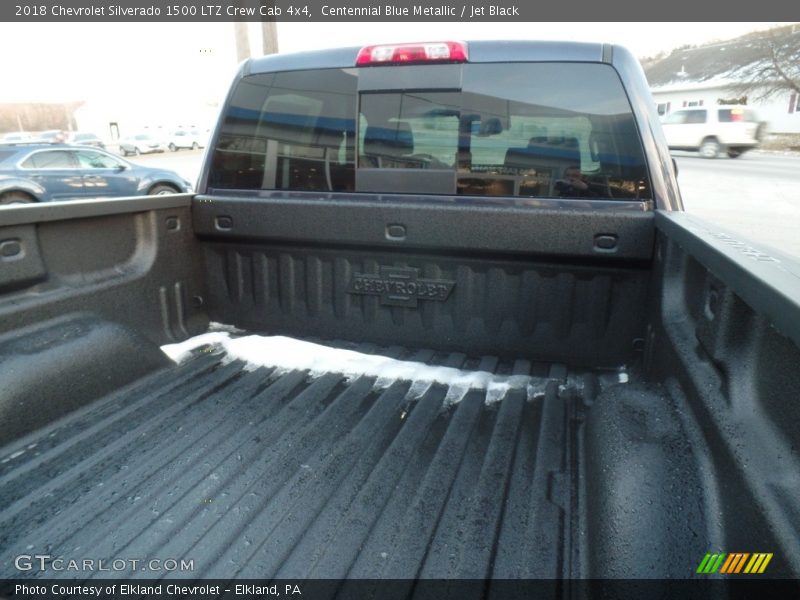 Centennial Blue Metallic / Jet Black 2018 Chevrolet Silverado 1500 LTZ Crew Cab 4x4