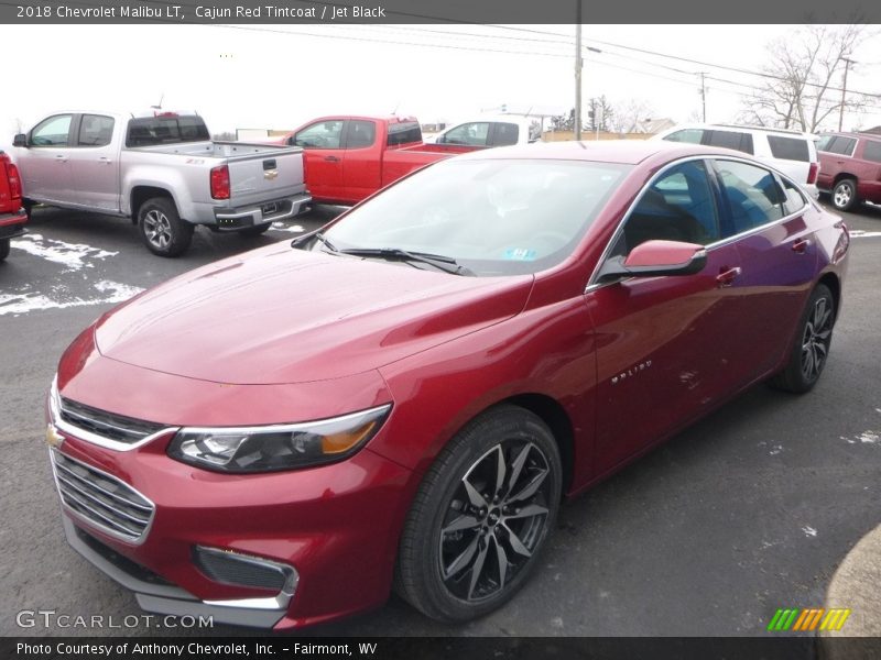 Cajun Red Tintcoat / Jet Black 2018 Chevrolet Malibu LT