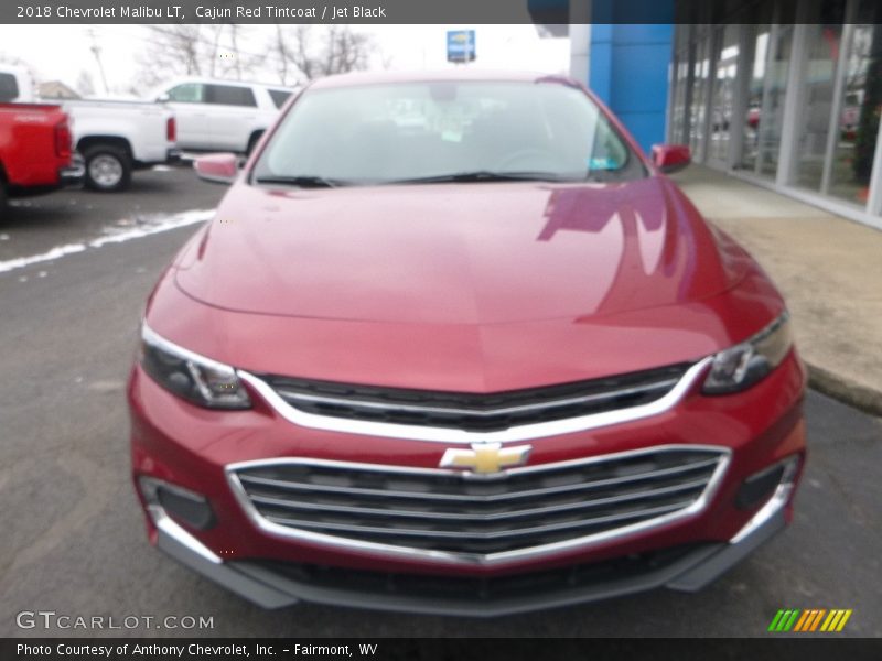 Cajun Red Tintcoat / Jet Black 2018 Chevrolet Malibu LT