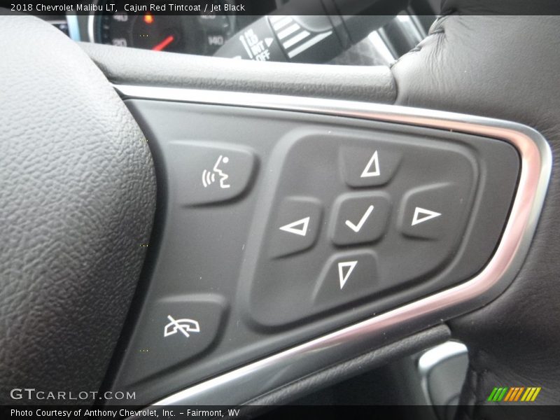 Cajun Red Tintcoat / Jet Black 2018 Chevrolet Malibu LT