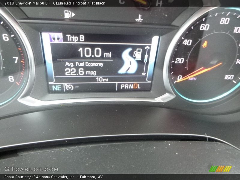 Cajun Red Tintcoat / Jet Black 2018 Chevrolet Malibu LT