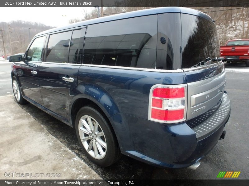 Blue Jeans / Black 2017 Ford Flex Limited AWD
