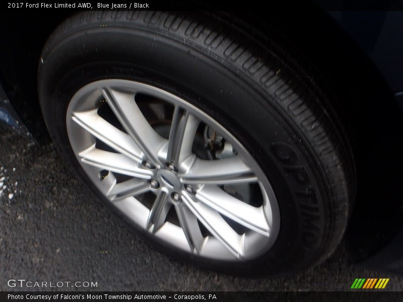Blue Jeans / Black 2017 Ford Flex Limited AWD
