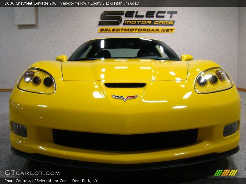 Velocity Yellow / Ebony Black/Titanium Gray 2006 Chevrolet Corvette Z06