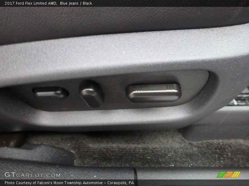 Blue Jeans / Black 2017 Ford Flex Limited AWD