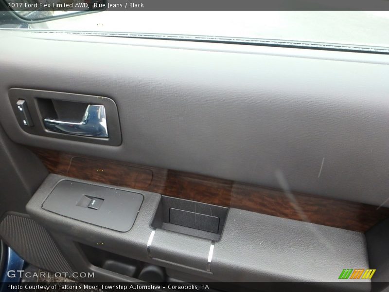 Blue Jeans / Black 2017 Ford Flex Limited AWD