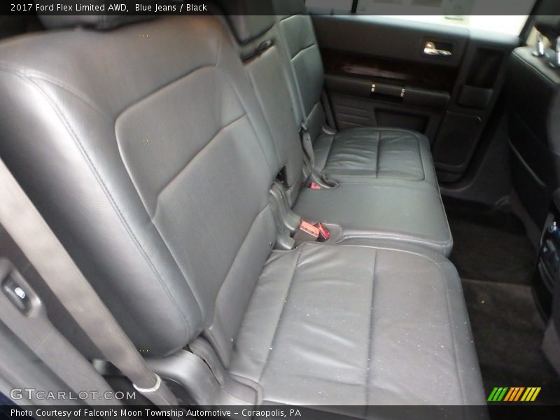 Blue Jeans / Black 2017 Ford Flex Limited AWD