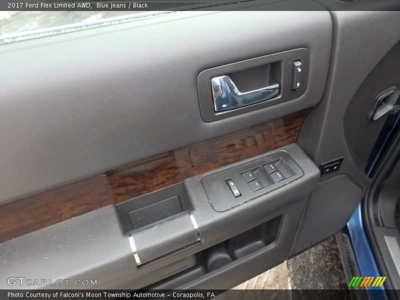 Blue Jeans / Black 2017 Ford Flex Limited AWD