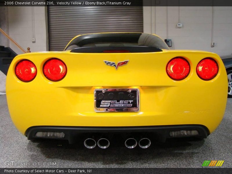 Velocity Yellow / Ebony Black/Titanium Gray 2006 Chevrolet Corvette Z06