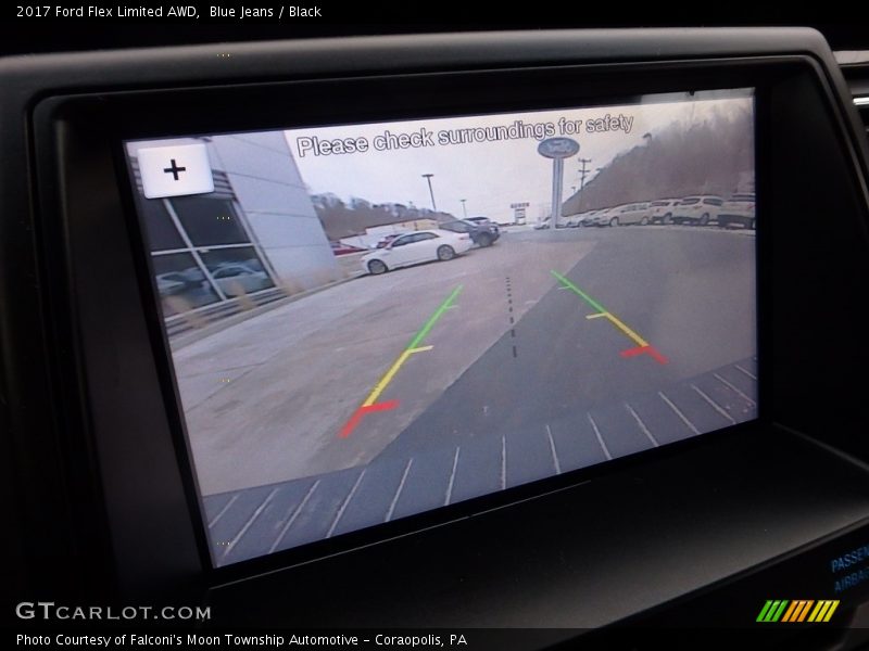 Blue Jeans / Black 2017 Ford Flex Limited AWD