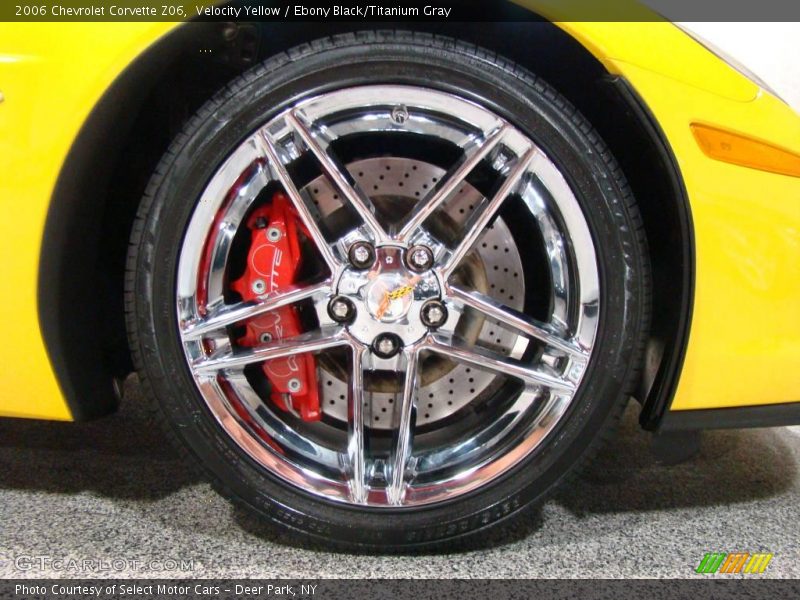Velocity Yellow / Ebony Black/Titanium Gray 2006 Chevrolet Corvette Z06