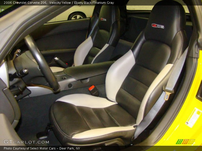 Velocity Yellow / Ebony Black/Titanium Gray 2006 Chevrolet Corvette Z06
