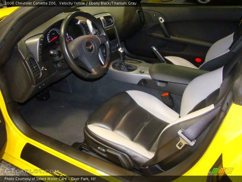 Velocity Yellow / Ebony Black/Titanium Gray 2006 Chevrolet Corvette Z06