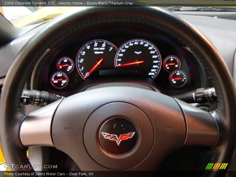 Velocity Yellow / Ebony Black/Titanium Gray 2006 Chevrolet Corvette Z06
