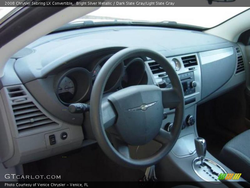 Bright Silver Metallic / Dark Slate Gray/Light Slate Gray 2008 Chrysler Sebring LX Convertible