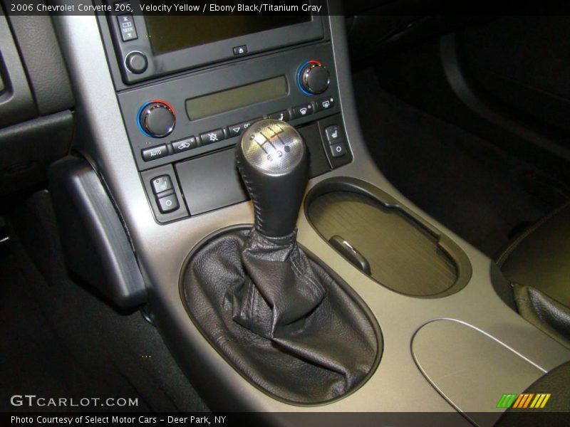Velocity Yellow / Ebony Black/Titanium Gray 2006 Chevrolet Corvette Z06