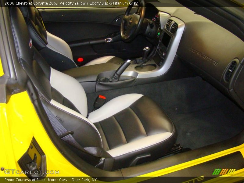 Velocity Yellow / Ebony Black/Titanium Gray 2006 Chevrolet Corvette Z06