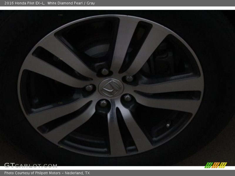 White Diamond Pearl / Gray 2016 Honda Pilot EX-L