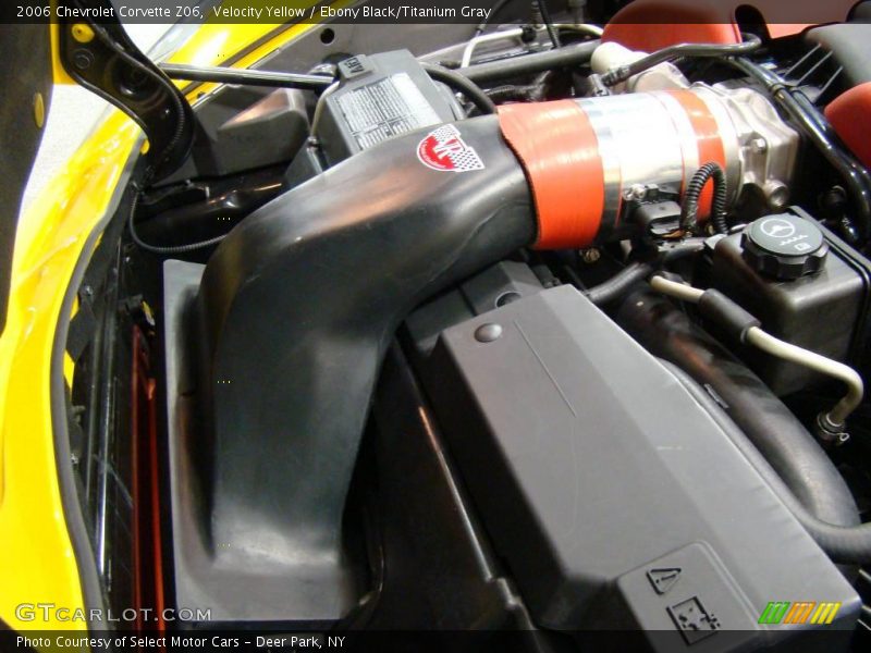 Velocity Yellow / Ebony Black/Titanium Gray 2006 Chevrolet Corvette Z06