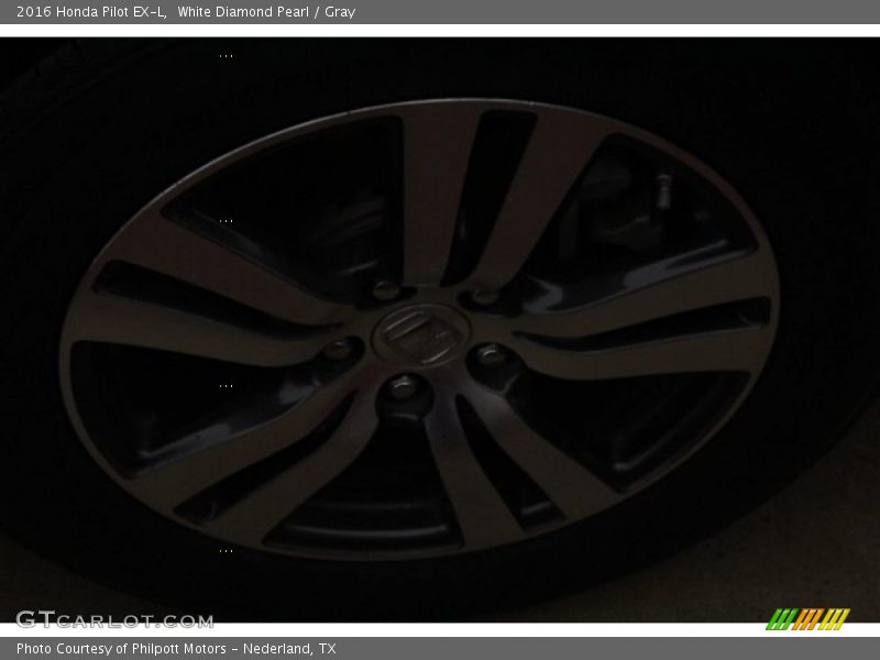 White Diamond Pearl / Gray 2016 Honda Pilot EX-L