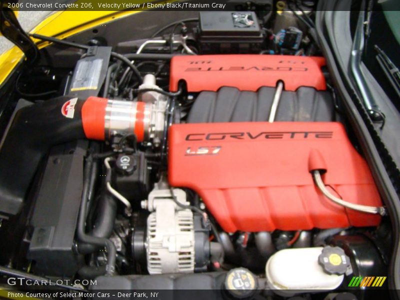 Velocity Yellow / Ebony Black/Titanium Gray 2006 Chevrolet Corvette Z06