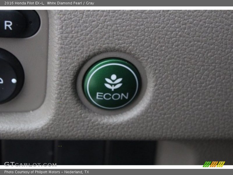 White Diamond Pearl / Gray 2016 Honda Pilot EX-L
