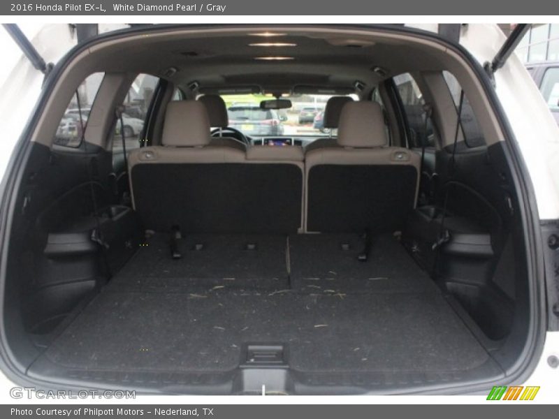 White Diamond Pearl / Gray 2016 Honda Pilot EX-L