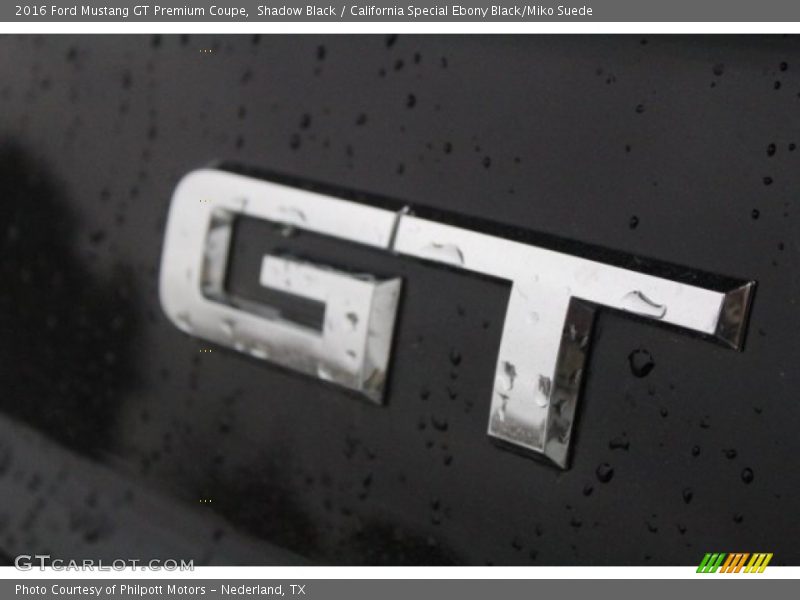 Shadow Black / California Special Ebony Black/Miko Suede 2016 Ford Mustang GT Premium Coupe
