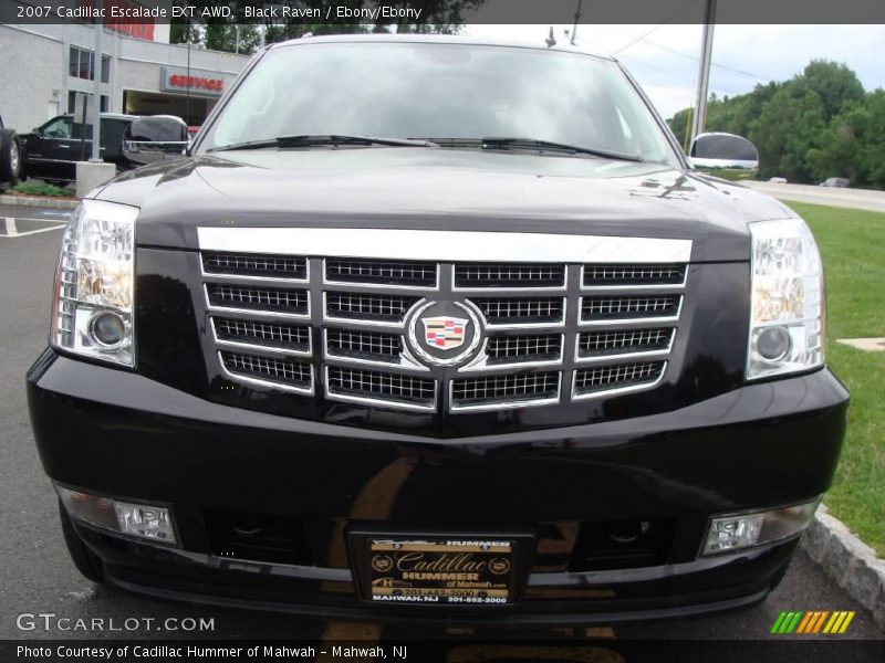 Black Raven / Ebony/Ebony 2007 Cadillac Escalade EXT AWD