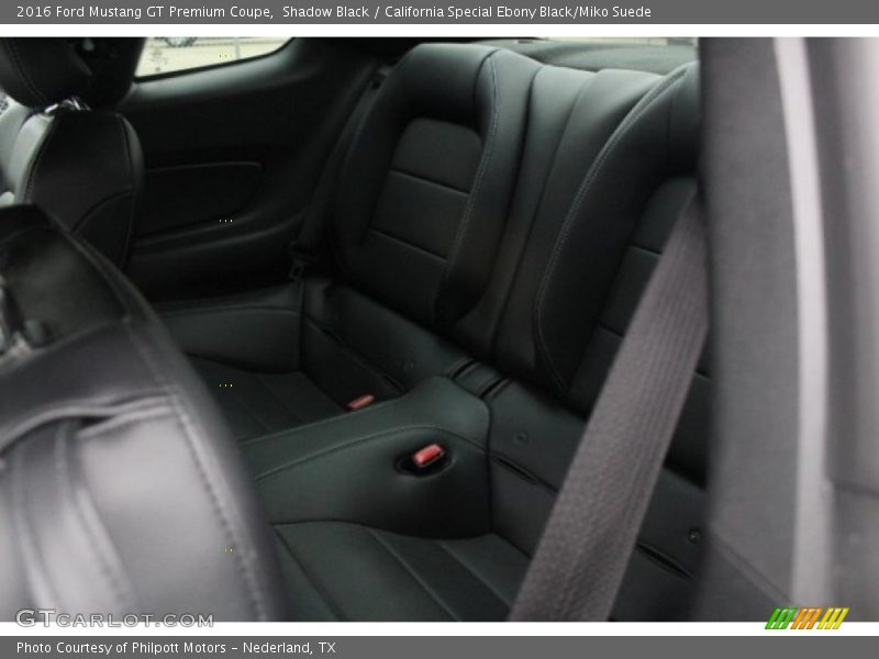 Shadow Black / California Special Ebony Black/Miko Suede 2016 Ford Mustang GT Premium Coupe