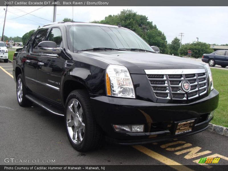 Black Raven / Ebony/Ebony 2007 Cadillac Escalade EXT AWD