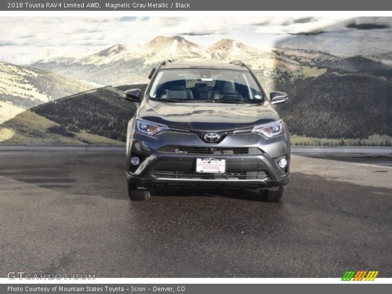 Magnetic Gray Metallic / Black 2018 Toyota RAV4 Limited AWD