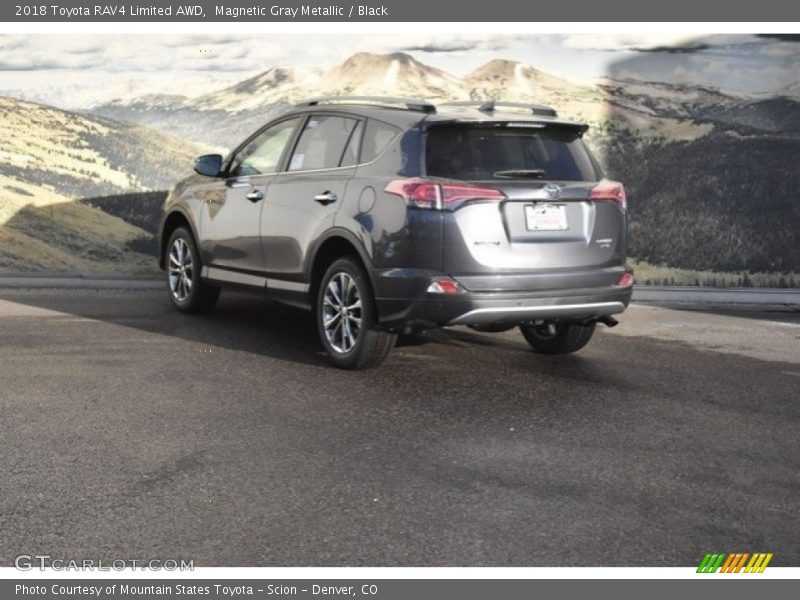 Magnetic Gray Metallic / Black 2018 Toyota RAV4 Limited AWD